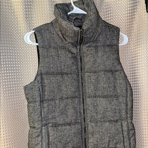 Navy puffer vest